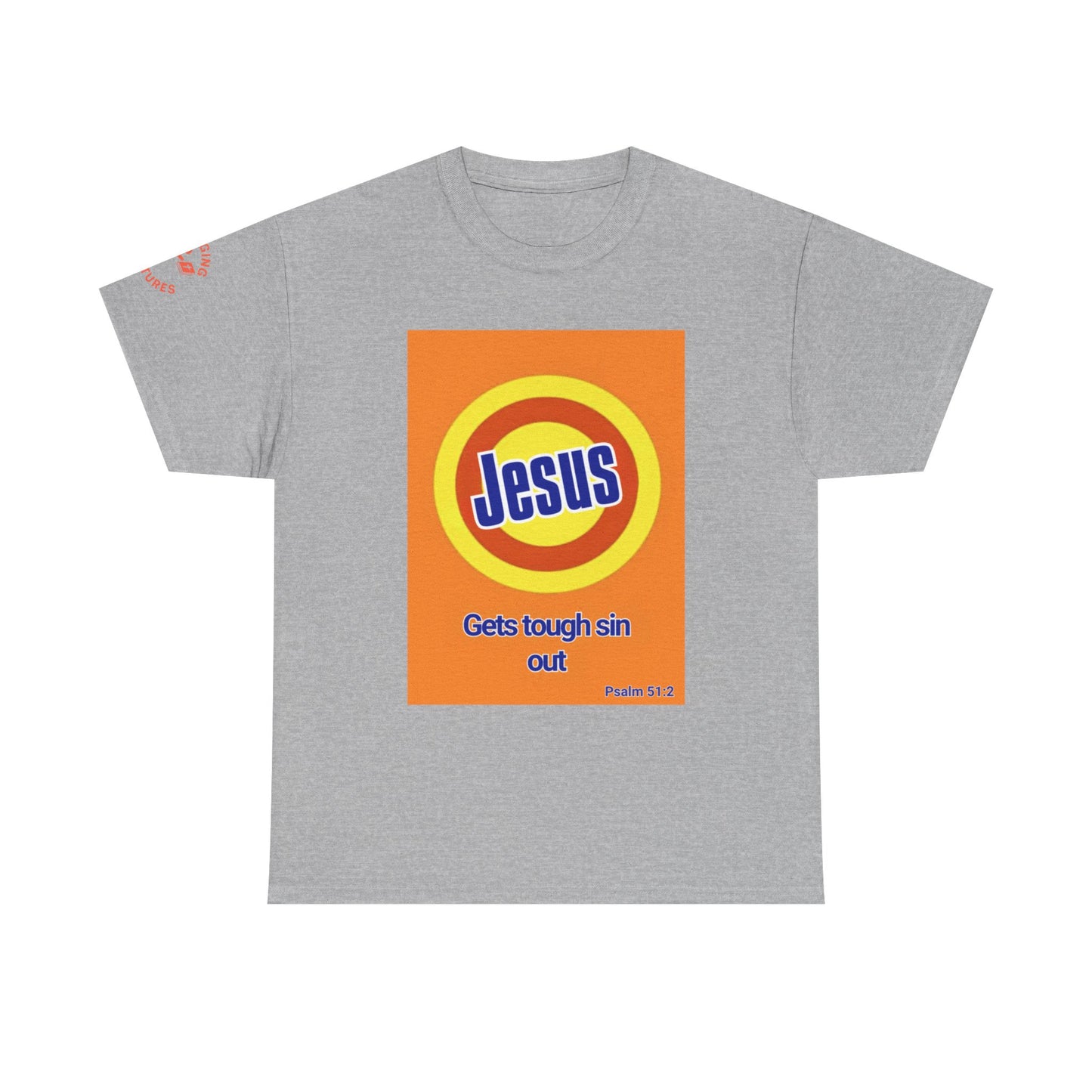 Jesus Gets Sin Out Tee | Psalm 51:2 | Unisex Heavy Cotton Christian Shirt