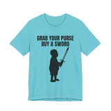 Grab Your Purse — Buy a Sword | Bobby Hill “Don’t Touch It” Tee (Luke 22:36)