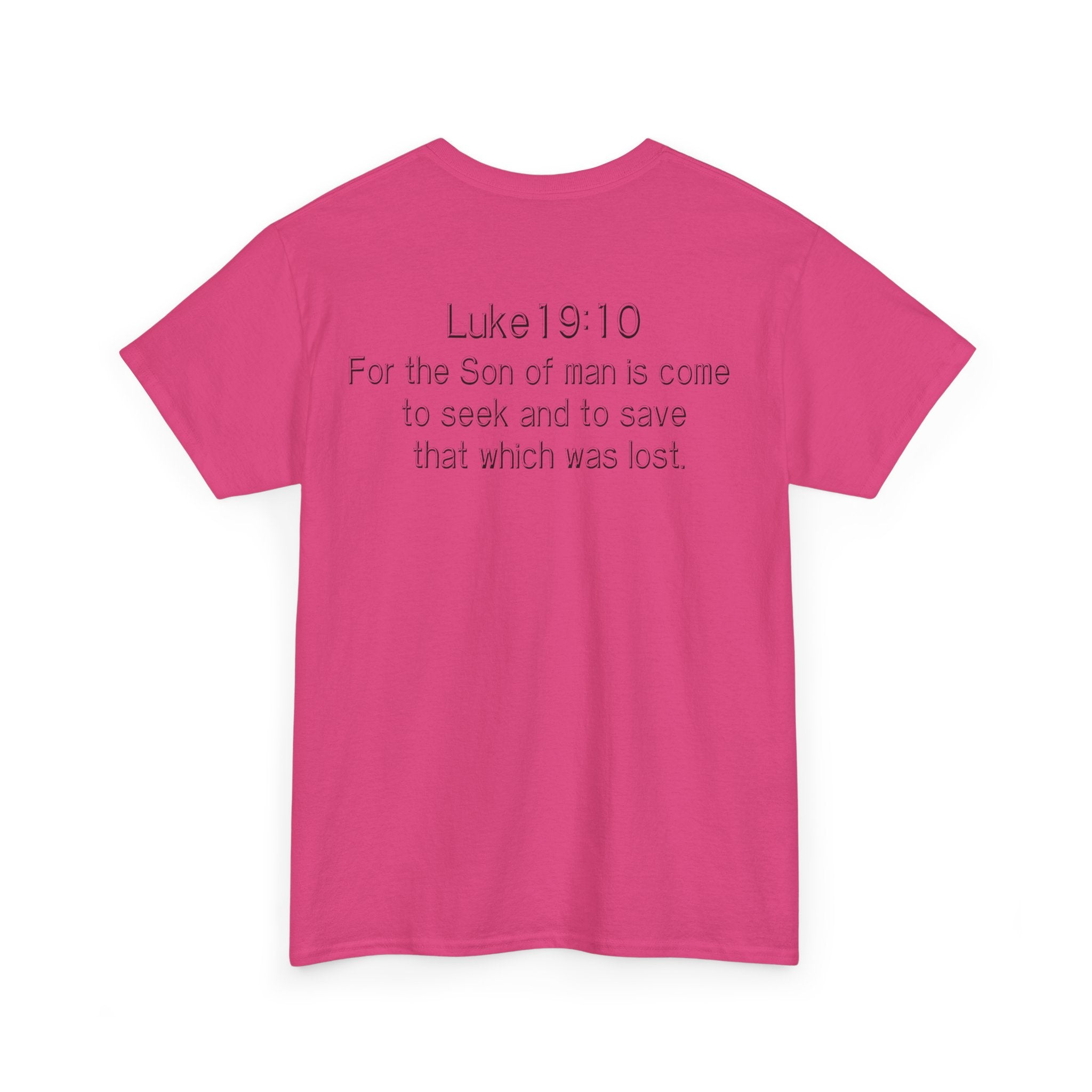 Luke 19:10 “Pick Jesus” Christian T-Shirt | Unisex Heavy Cotton Faith & Worship Tee