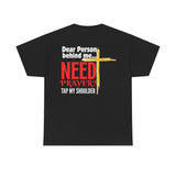 Need Prayer? Tap My Shoulder | Simple Christian Outreach T-Shirt