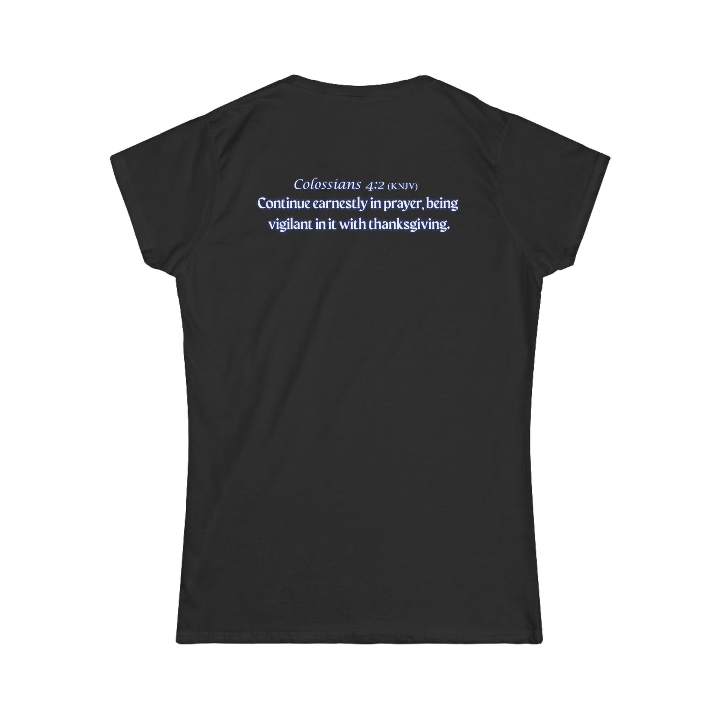 This Mama Prays Tee | Colossians 4:2 Scripture Shirt | Women’s Christian T-Shirt | Faith-Based Mother’s Day Gift