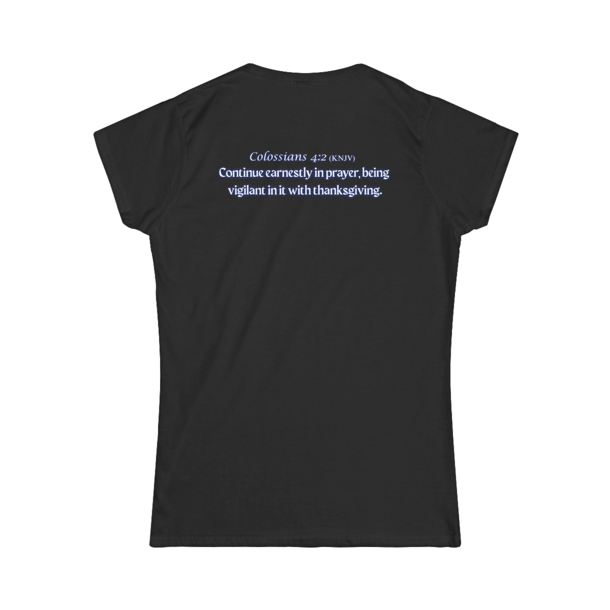 This Mama Prays Tee | Colossians 4:2 Scripture Shirt | Women’s Christian T-Shirt | Faith-Based Mother’s Day Gift