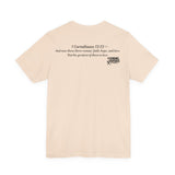 Faith, Hope, Love Tee | 1 Corinthians 13:13 Scripture Shirt | Unisex Jersey Christian T-Shirt