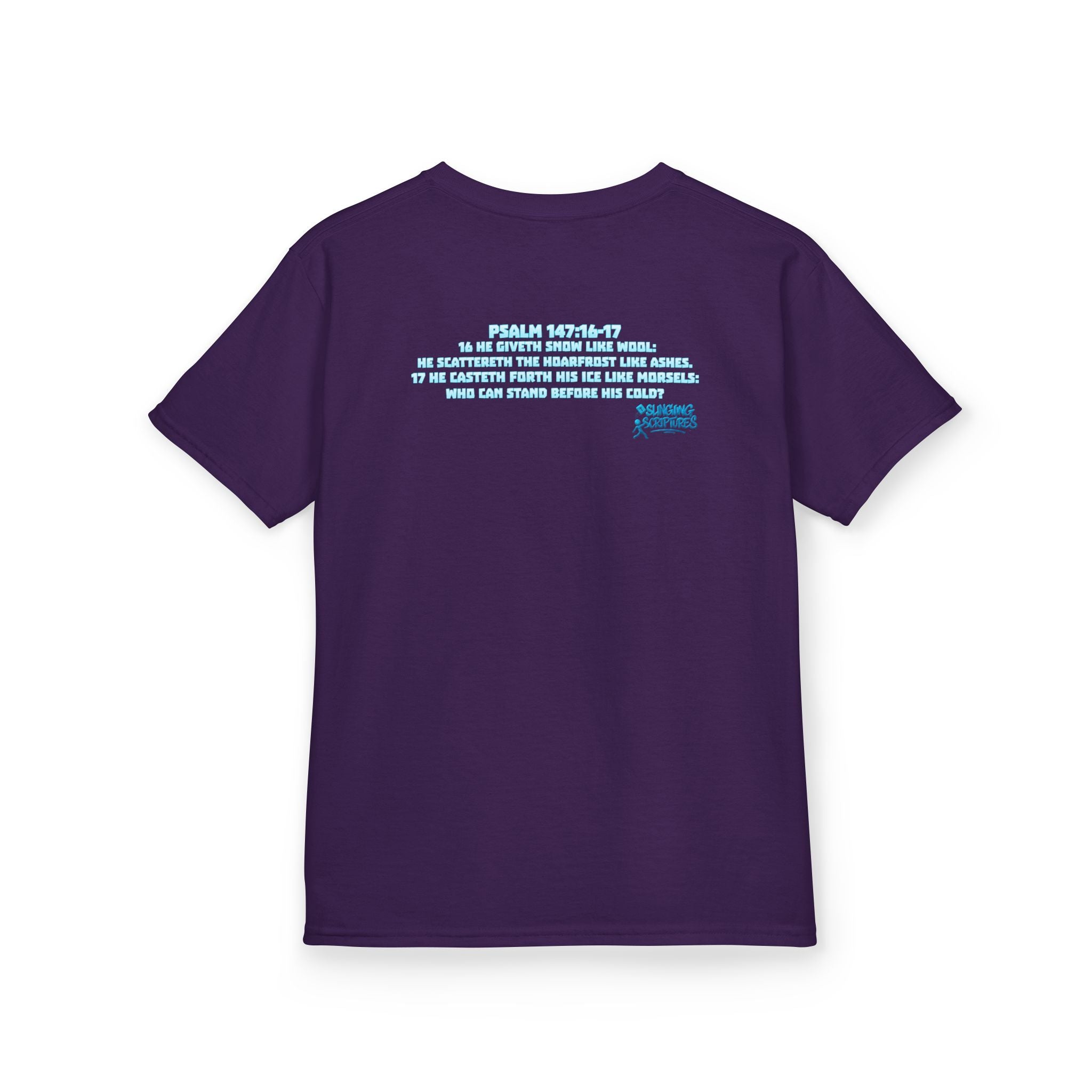 Whiter Than Snow — Psalm 147:16-17 | Kids Winter Faith Tee