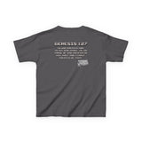 Made in the Image of God | Genesis 1:27 Christian Minecraft-Inspired Kids Tee