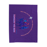 Tonight We Ride — Matthew 2:10 | Christian Velveteen Blanket