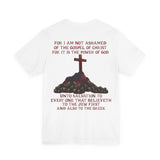 Not Ashamed of the Gospel Tee — Romans 1:16 | Christian Faith Jersey Unisex Shirt