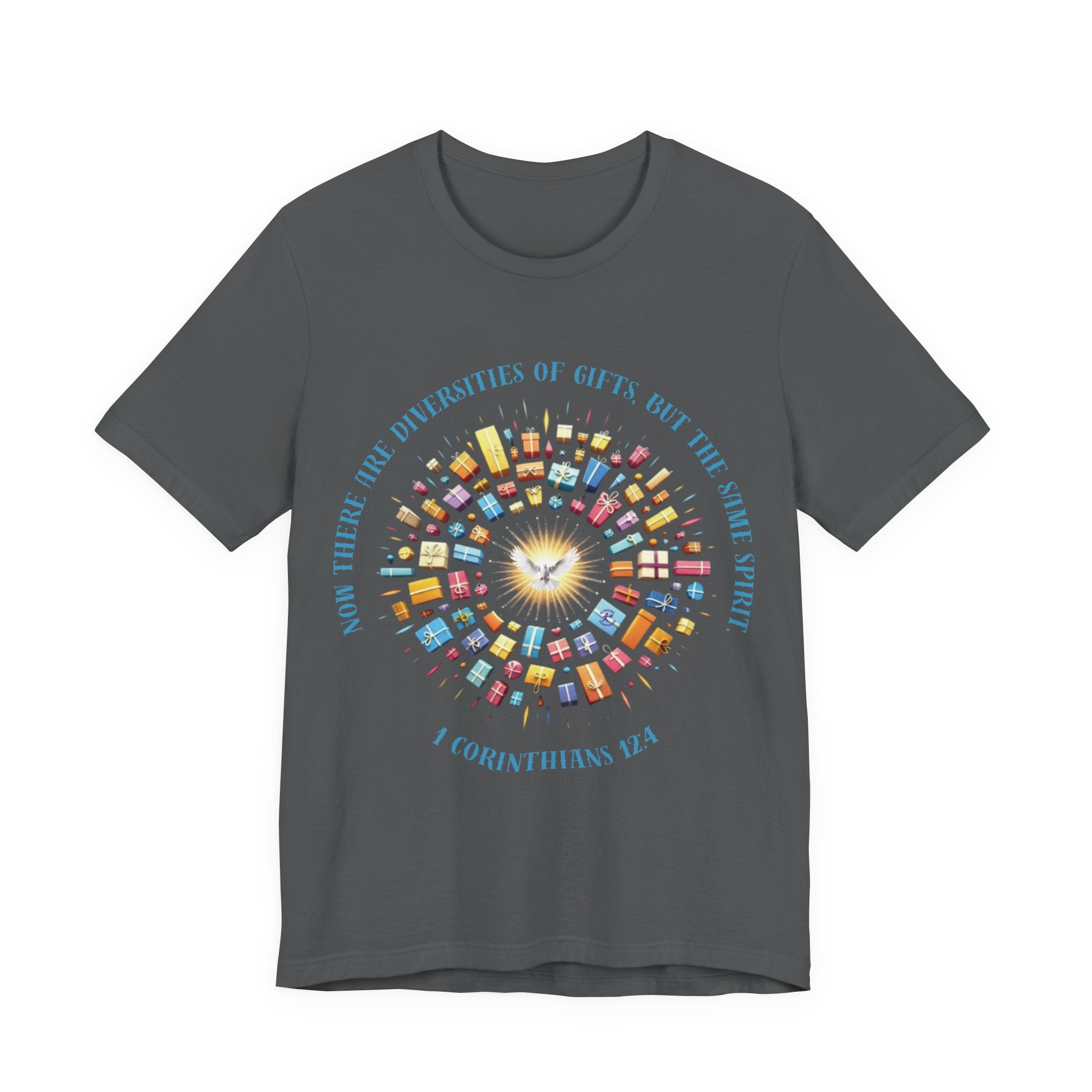 Diversity of Gifts — 1 Corinthians 12:4 | Unisex Jersey Short Sleeve Christian T-Shirt