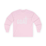GOAT — God Over All Things | Colossians 1:17 Long Sleeve Unisex Christian T-Shirt