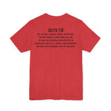 Holy Spirit Hot Sauce Tee | Acts 1:8 Scripture Shirt | Christian Faith Apparel | Unisex Inspirational T-Shirt
