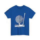 Philippians 4:13 Golf Tee | Christian Sports Shirt | Faith-Based Athletic Apparel | Unisex Heavy Cotton