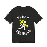 Cross Training — Matthew 16:24 | Unisex Jersey Short Sleeve Christian T-Shirt