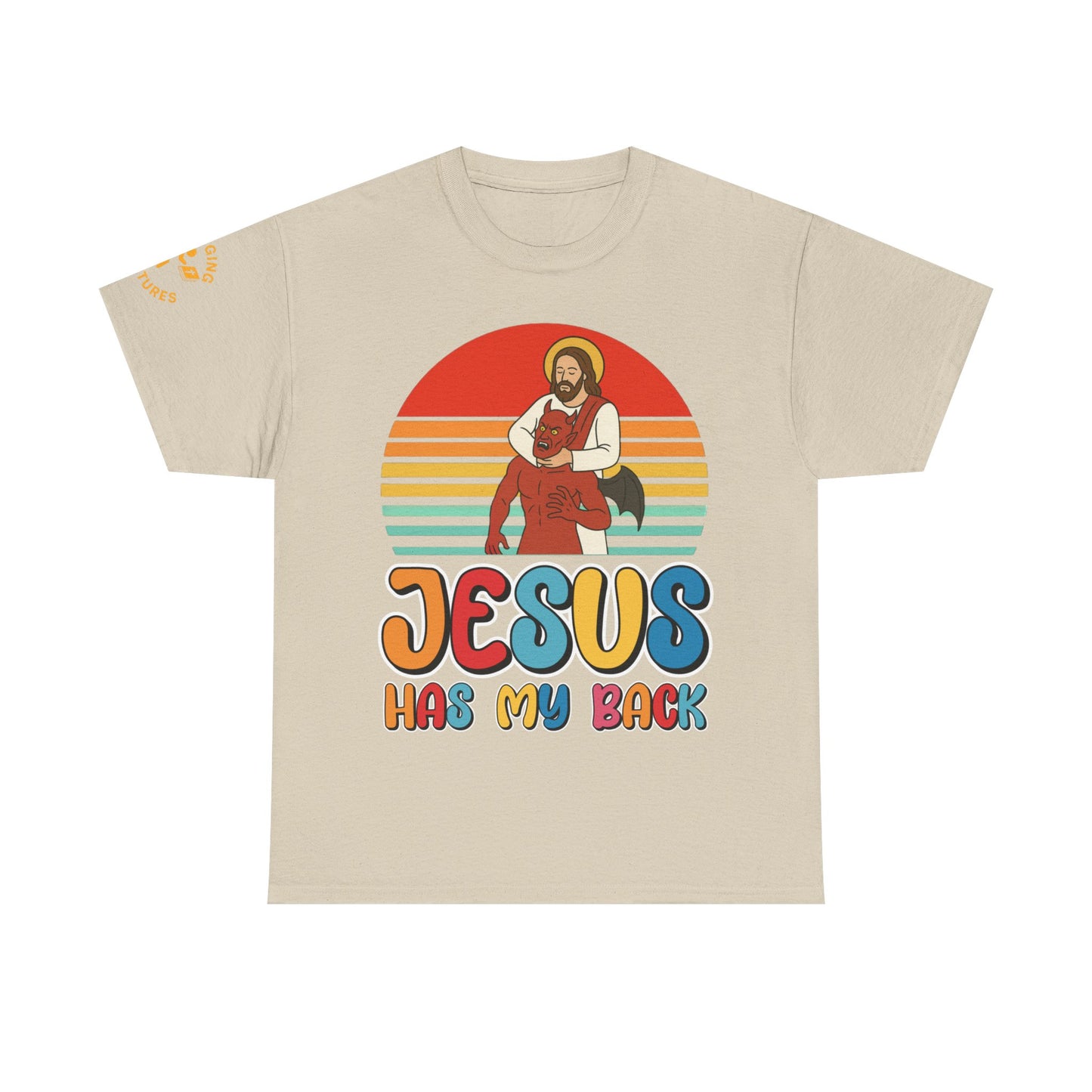 Jesus Has My Back | Unisex Heavy Cotton Christian T-Shirt