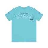 Rooted in Christ | Colossians 2:6-7 Scripture Tee | Unisex Christian T-Shirt