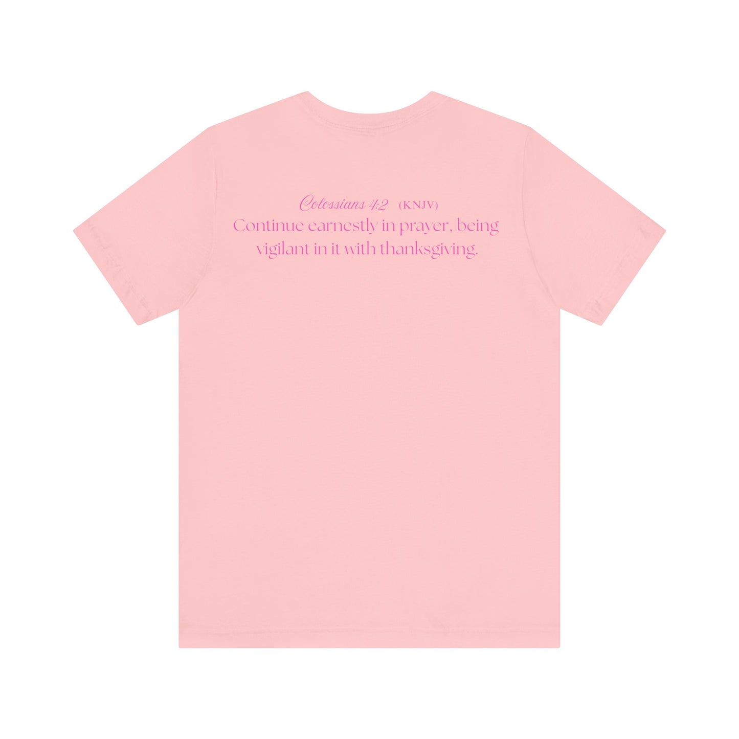 Mama Prays — Colossians 4:2 | Unisex Jersey Short Sleeve Christian T-Shirt
