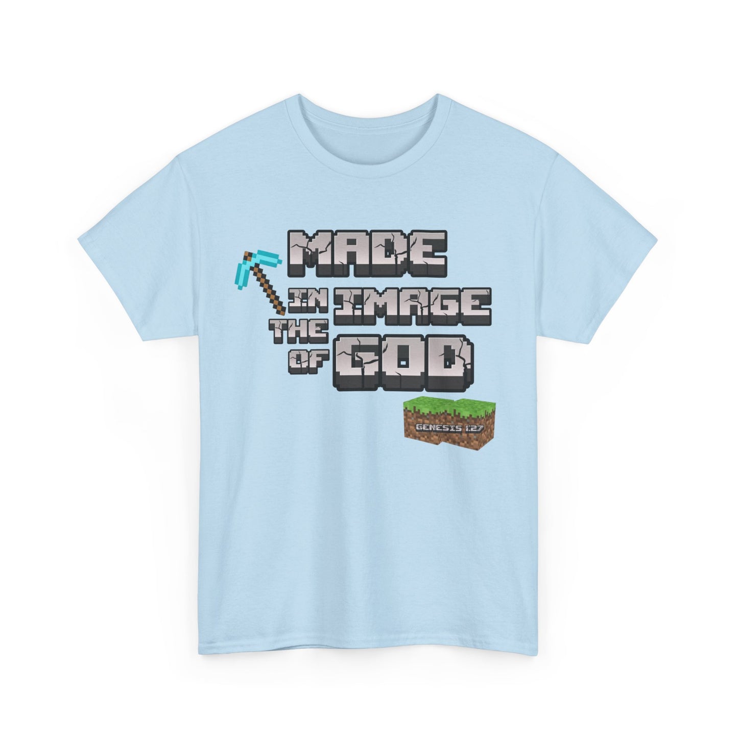 Genesis 1:27 Minecraft-Inspired Christain T-Shirt - Unisex