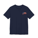 Patriotic Graphic Tee-Hold Fast — Hebrews 10:23 | Unisex Jersey Short Sleeve Christian T-Shirt