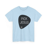 Luke 19:10 “Pick Jesus” Christian T-Shirt | Unisex Heavy Cotton Faith & Worship Tee