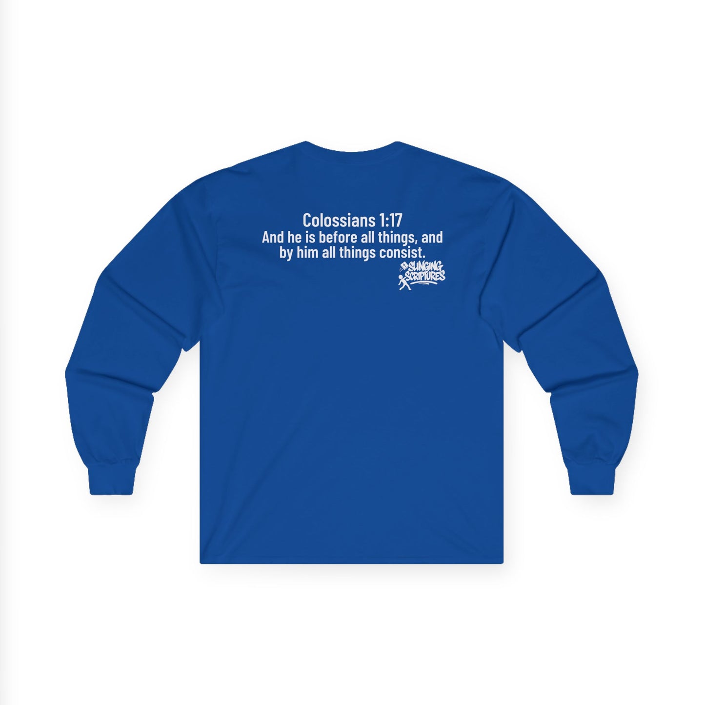 GOAT — God Over All Things | Colossians 1:17 Long Sleeve Unisex Christian T-Shirt