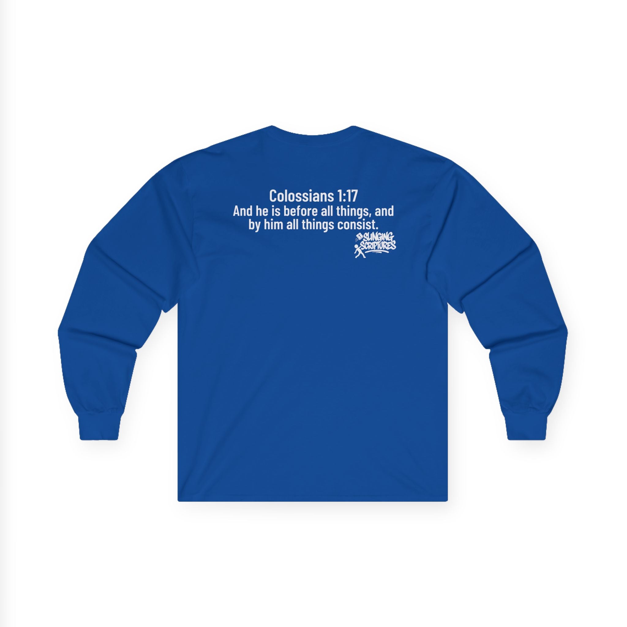 GOAT — God Over All Things | Colossians 1:17 Long Sleeve Unisex Christian T-Shirt