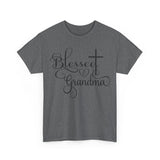 Blessed Grandma Christian T-Shirt, Faith Gift for Grandma, Mother’s Day Religious Shirt, Cute Southern Grandma Tee