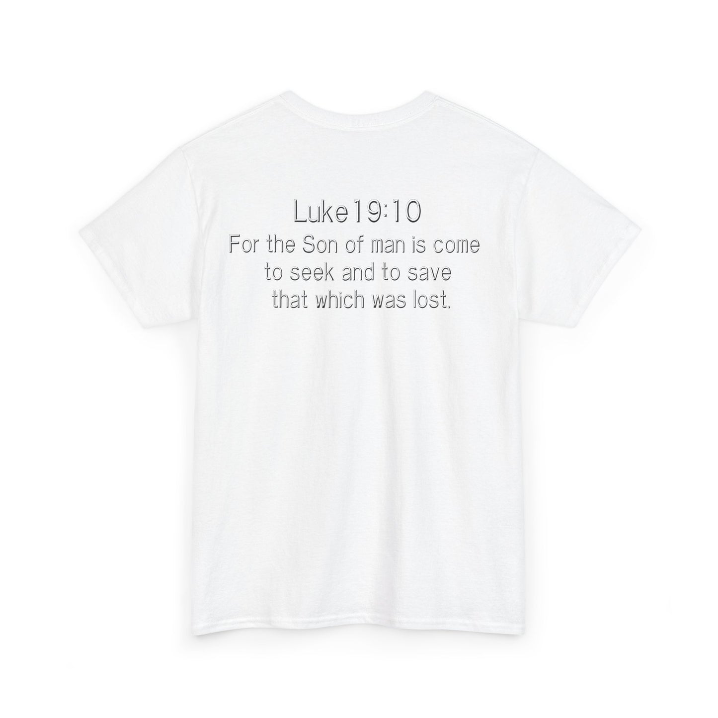 Luke 19:10 “Pick Jesus” Christian T-Shirt | Unisex Heavy Cotton Faith & Worship Tee