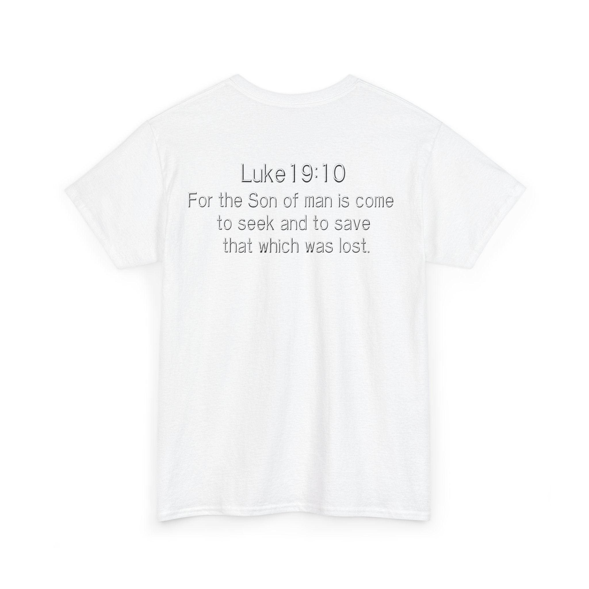 Luke 19:10 “Pick Jesus” Christian T-Shirt | Unisex Heavy Cotton Faith & Worship Tee