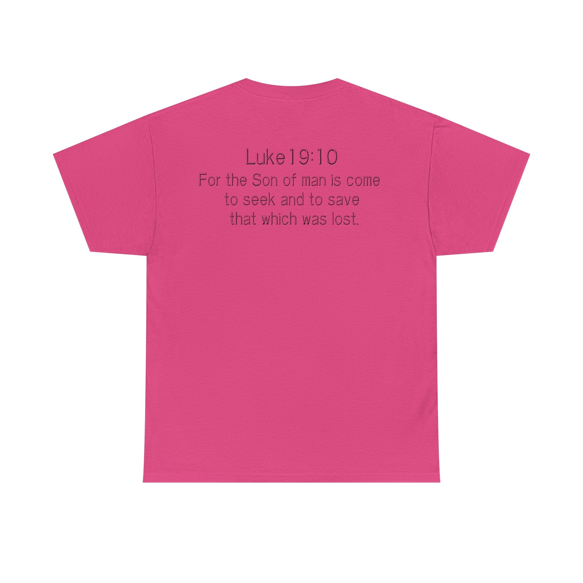 Luke 19:10 “Pick Jesus” Christian T-Shirt | Unisex Heavy Cotton Faith & Worship Tee