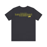 Cross Training — Matthew 16:24 | Unisex Jersey Short Sleeve Christian T-Shirt