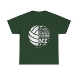 Philippians 4:13 Volleyball Tee | Christian Sports Shirt | Unisex Heavy Cotton T-Shirt
