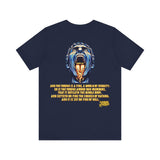 The Tongue Is a Fire — James 3:6 | Unisex Jersey Short Sleeve Christian T-Shirt