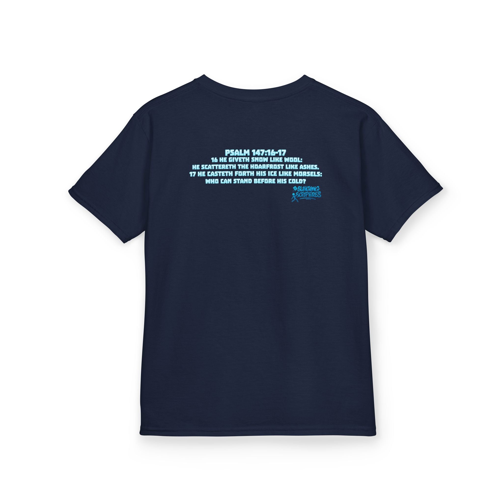 Whiter Than Snow — Psalm 147:16-17 | Kids Winter Faith Tee
