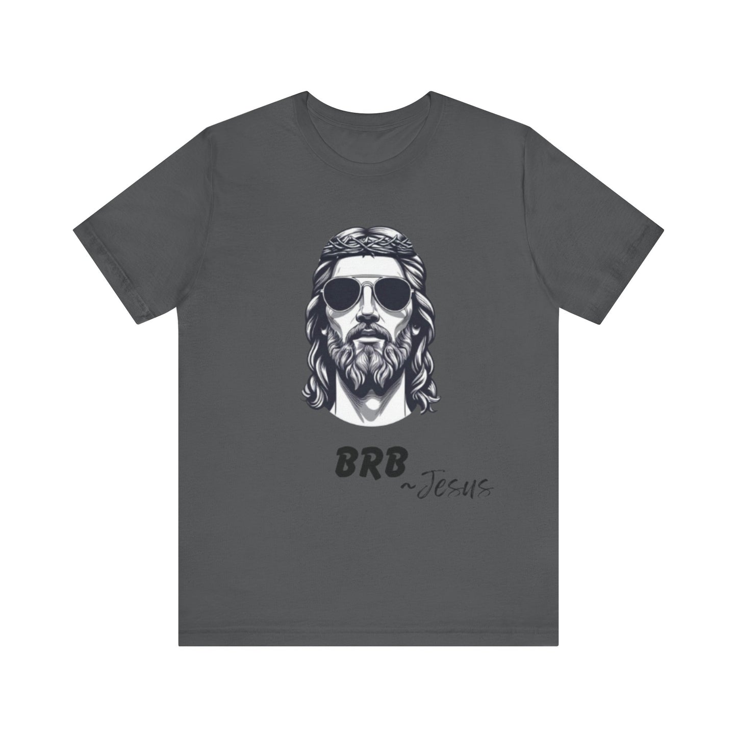 BRB — Jesus Retro Script | John 14:6 Unisex Jersey Short Sleeve Christian T-Shirt