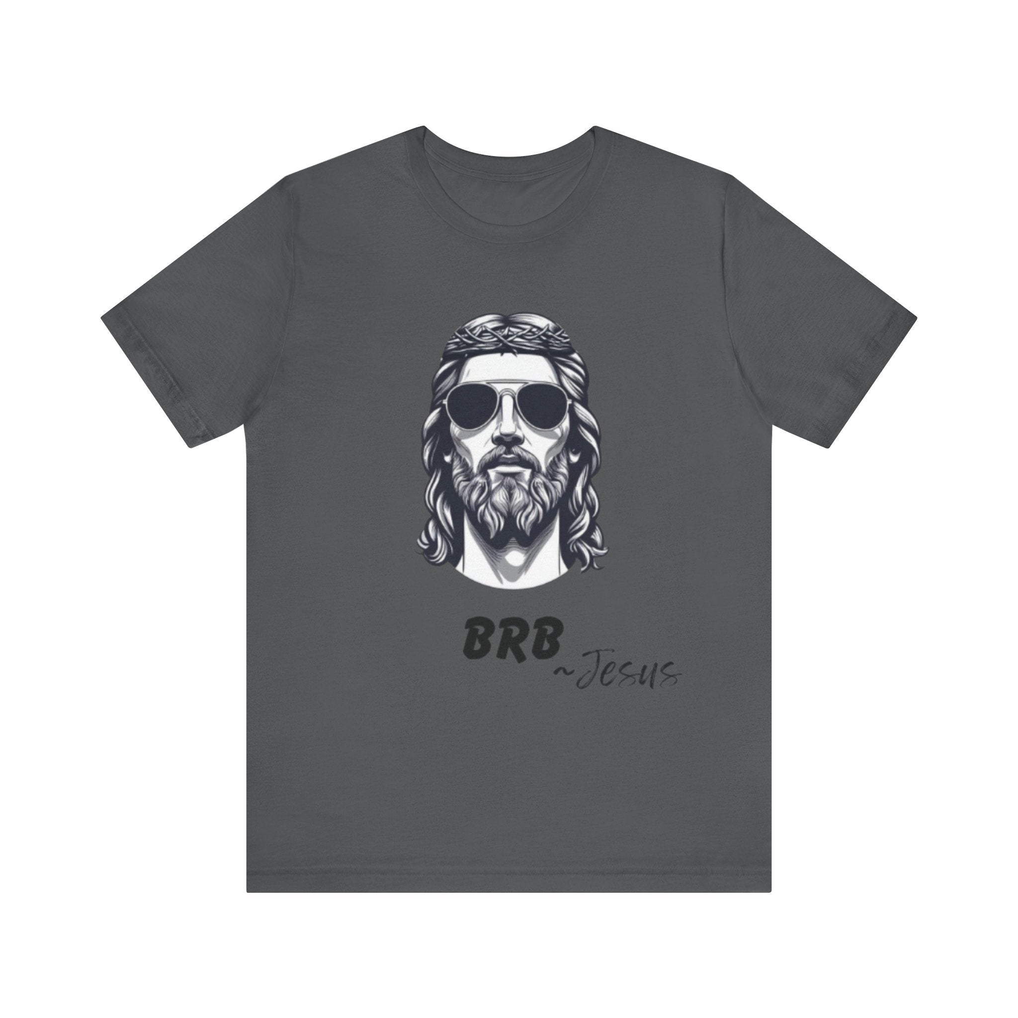 BRB — Jesus Retro Script | John 14:6 Unisex Jersey Short Sleeve Christian T-Shirt