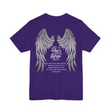 Under His Wings Refuge Tee — Psalm 91:4 | Unisex Jersey Christian T-Shirt | Faith-Based Apparel | Inspirational Scripture Shirt