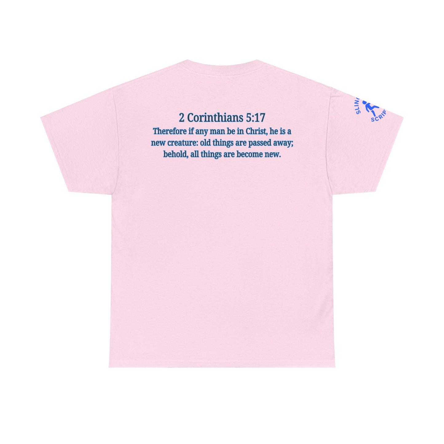 Restored by the Lord Tee | 2 Corinthians 5:17 Scripture Shirt | Christian Rebuild T-Shirt | Unisex Heavy Cotton Tee
