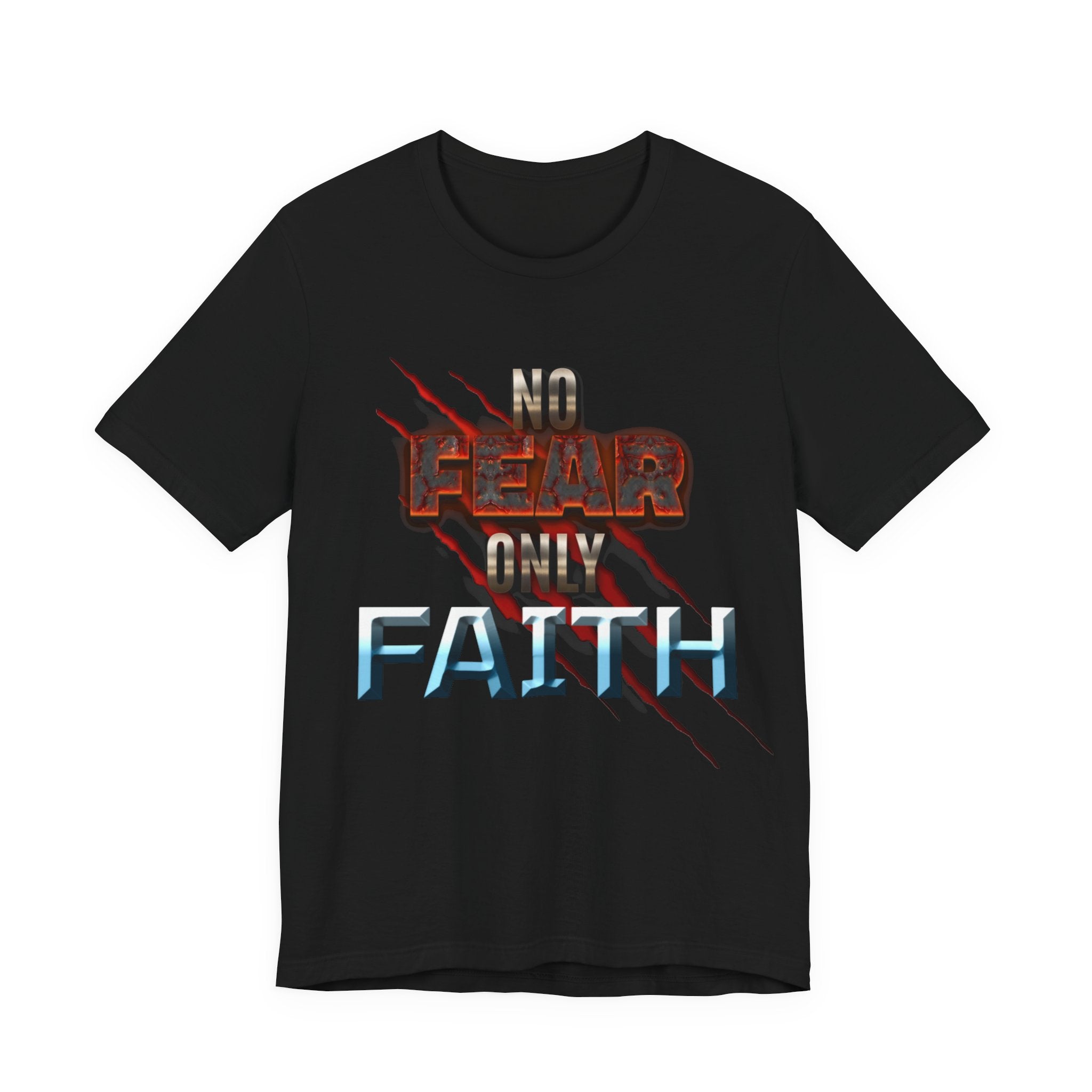 No Fear Only Faith Unisex Jersey Tee