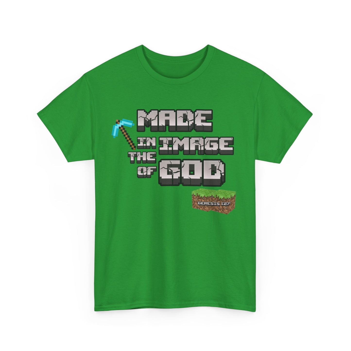 Genesis 1:27 Minecraft-Inspired Christain T-Shirt - Unisex