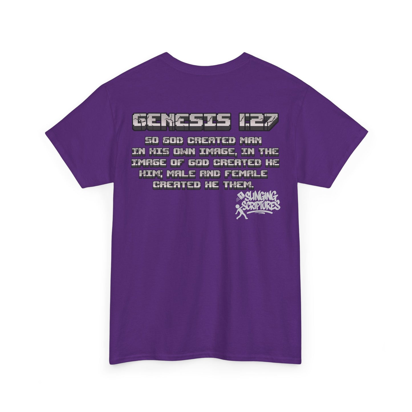Genesis 1:27 Minecraft-Inspired Christain T-Shirt - Unisex