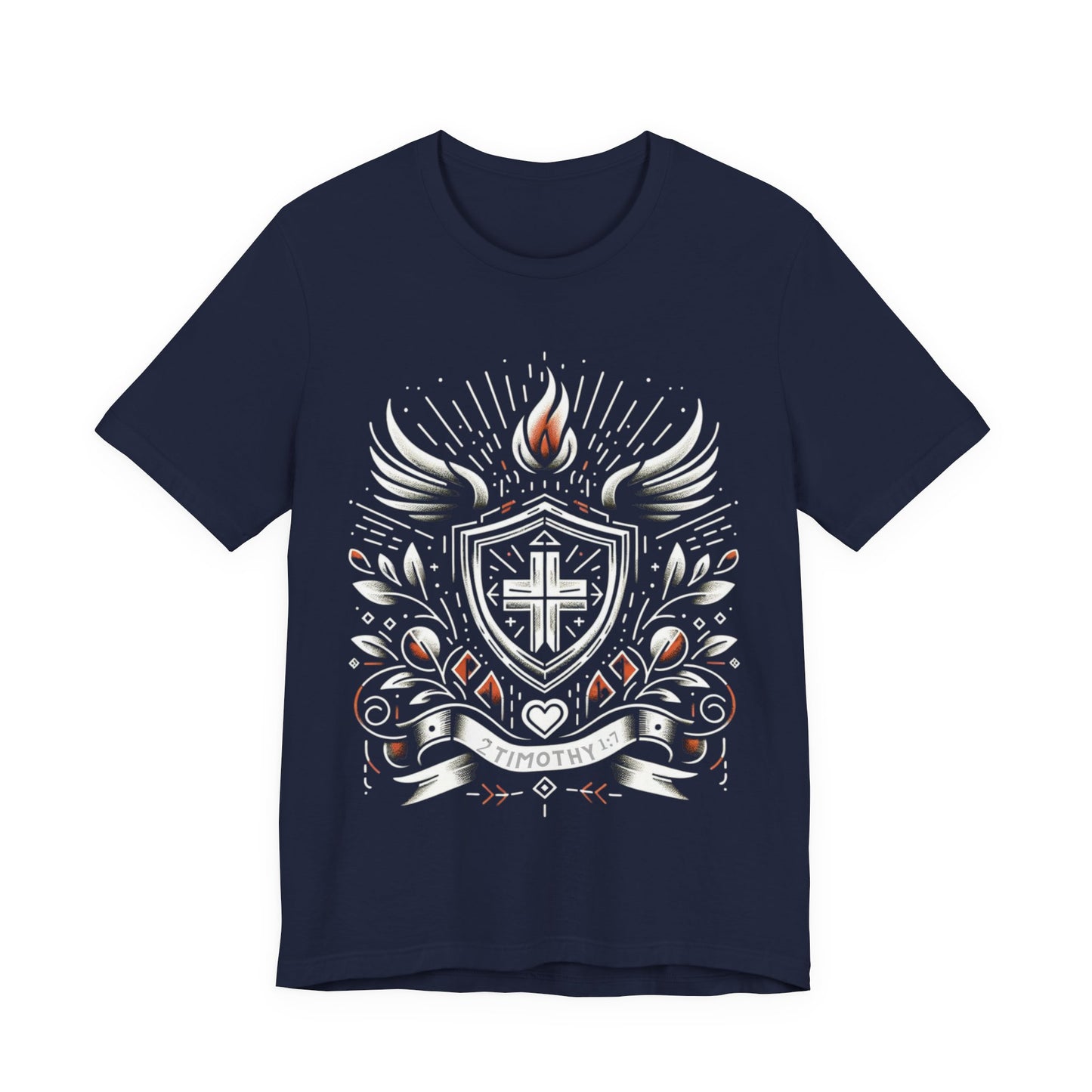 Spirit of Power — 2 Timothy 1:7 | Unisex Jersey Short Sleeve Christian T-Shirt