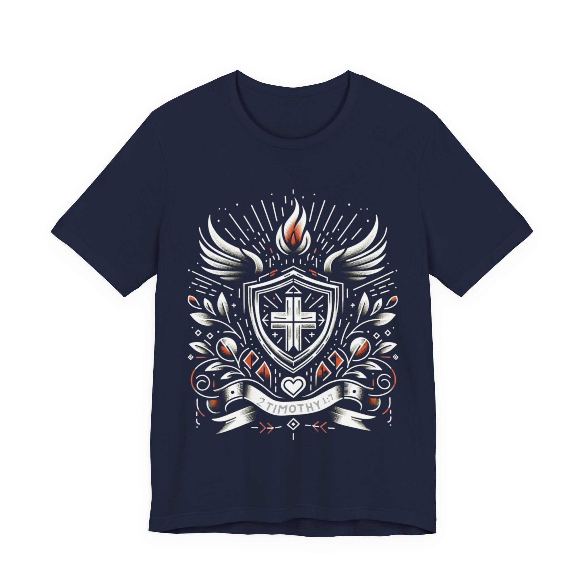 Spirit of Power — 2 Timothy 1:7 | Unisex Jersey Short Sleeve Christian T-Shirt