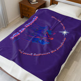 Tonight We Ride — Matthew 2:10 | Christian Velveteen Blanket