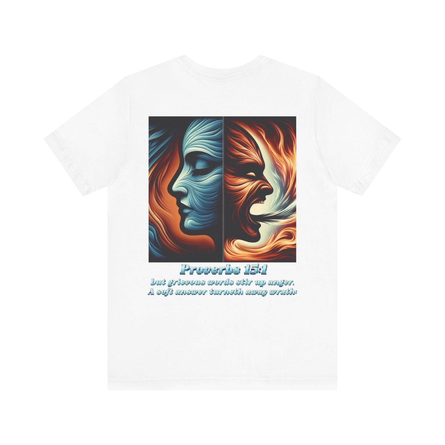 Proverbs 15:1 “A Soft Answer” Christian Tee | Unisex Jersey Short Sleeve T-Shirt
