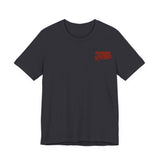 The Tongue Is a Fire — Matthew 12:36-37 Tee | Unisex Jersey Short Sleeve Christian T-Shirt