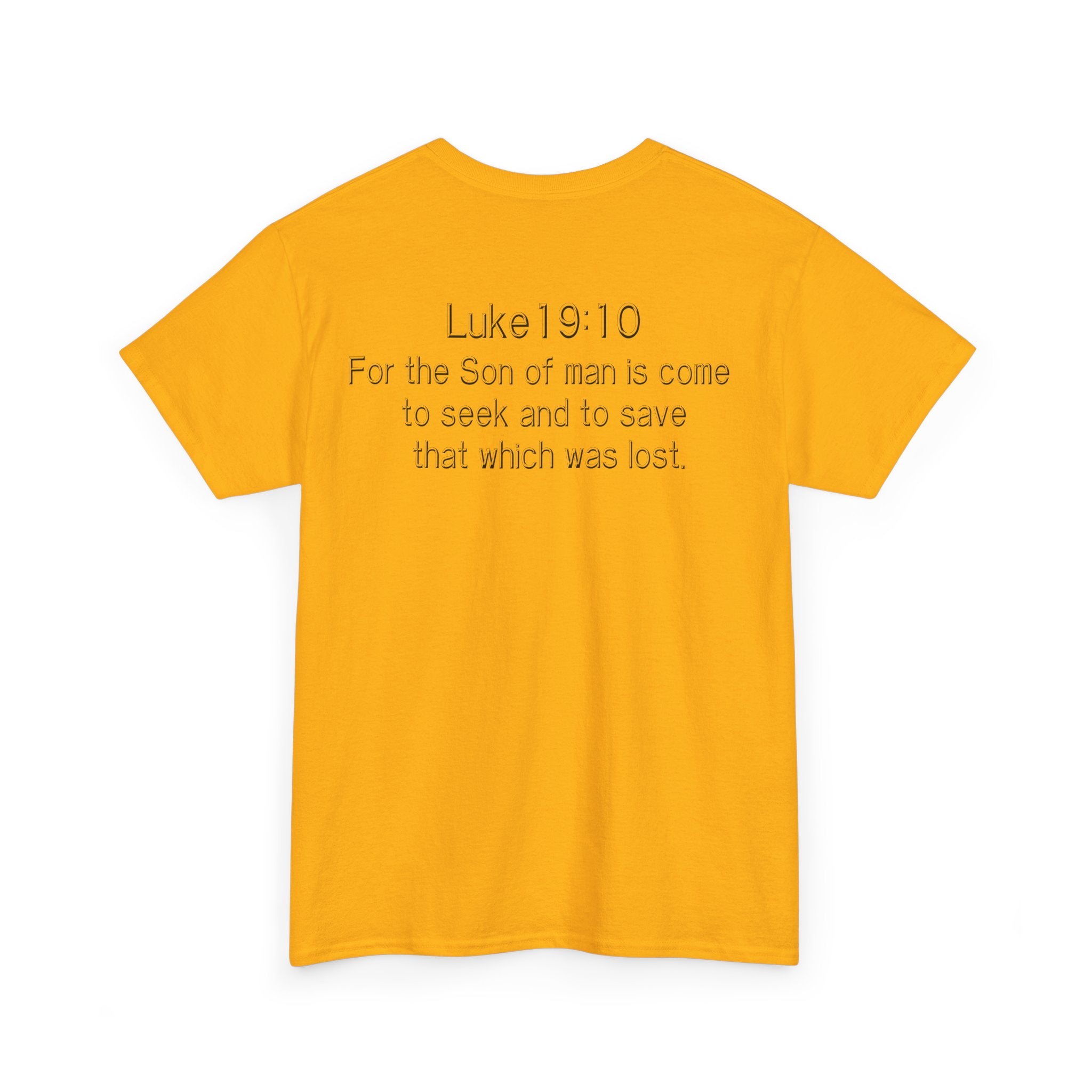 Luke 19:10 “Pick Jesus” Christian T-Shirt | Unisex Heavy Cotton Faith & Worship Tee