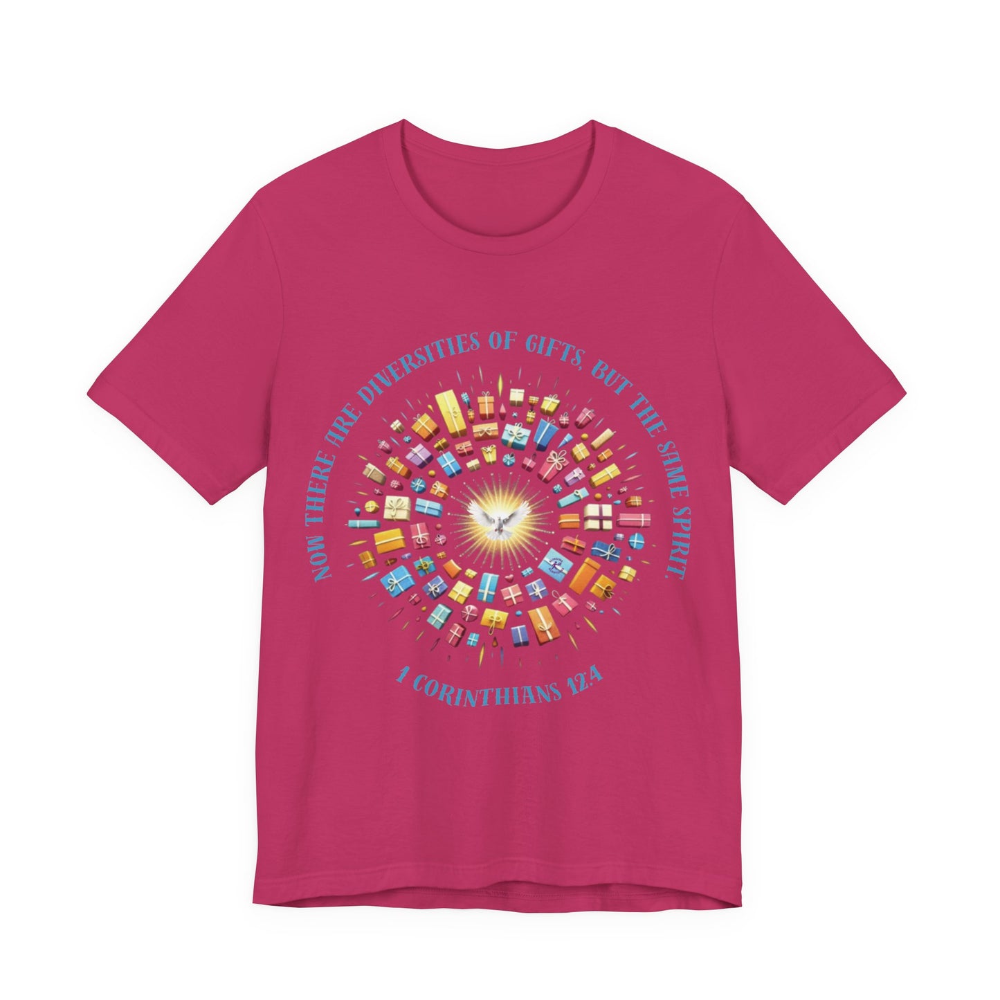 Diversity of Gifts — 1 Corinthians 12:4 | Unisex Jersey Short Sleeve Christian T-Shirt