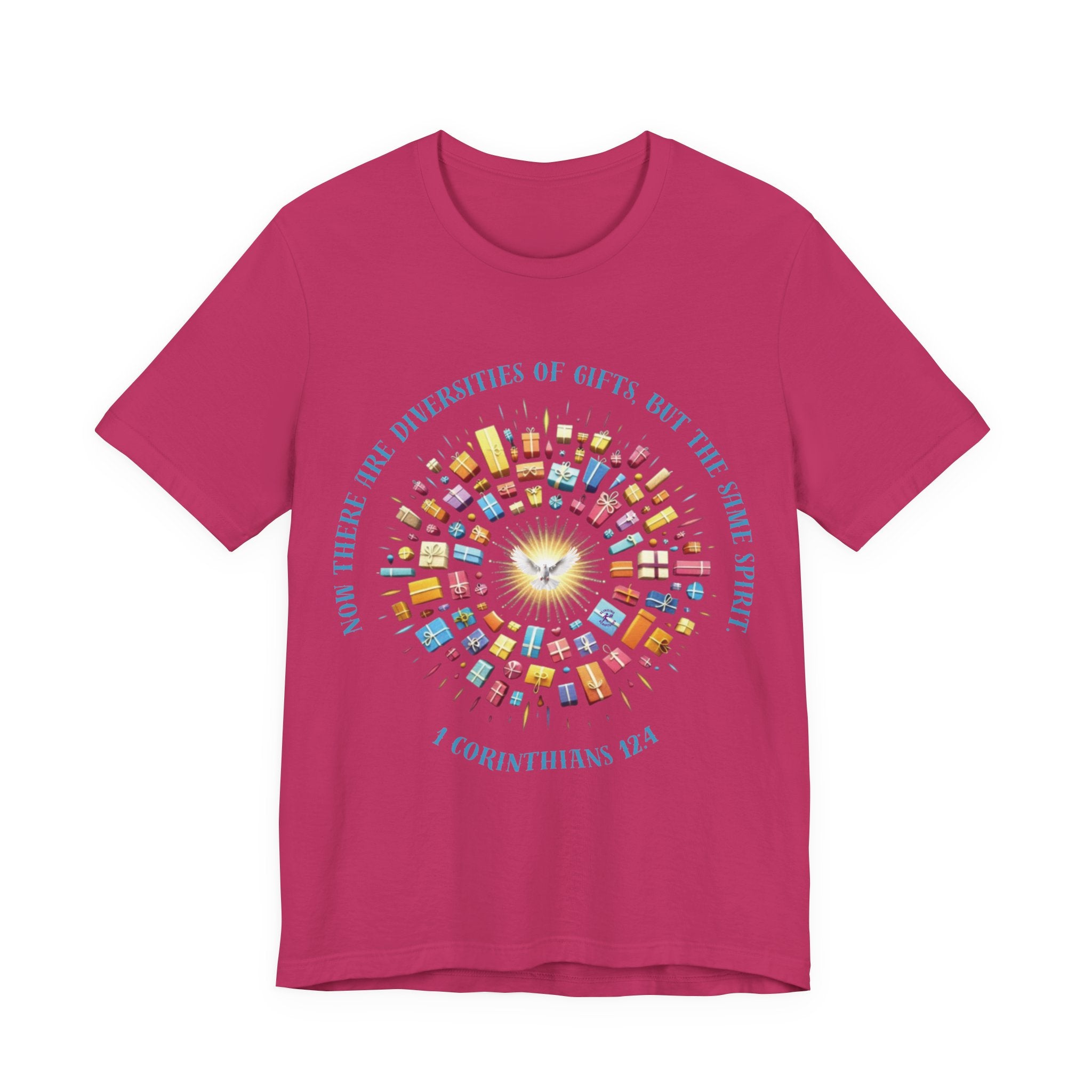 Diversity of Gifts — 1 Corinthians 12:4 | Unisex Jersey Short Sleeve Christian T-Shirt