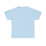 Rejoice & Be Glad — Psalm 118:24 Pop-Color Back Print | Unisex Heavy Cotton Christian T-Shirt