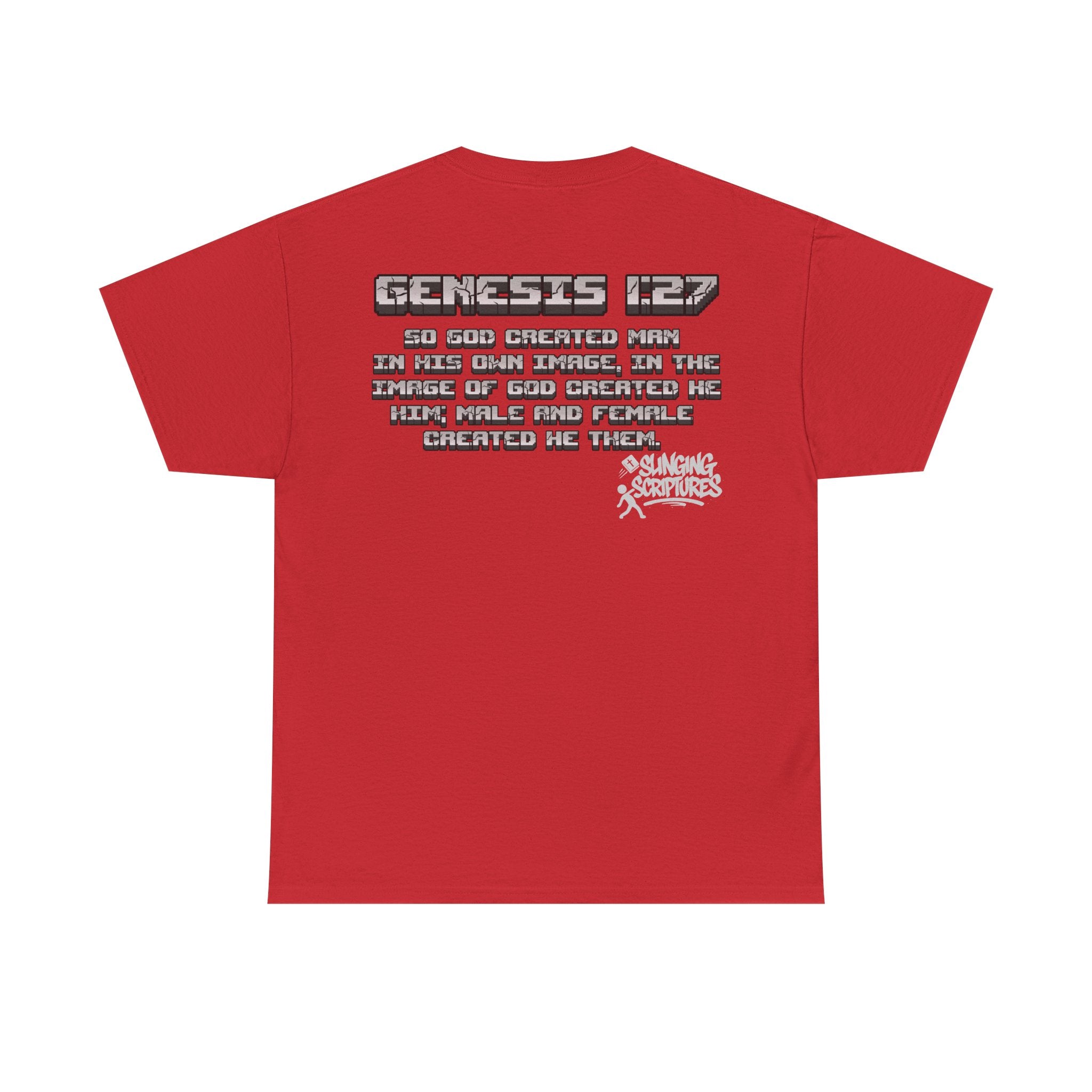 Genesis 1:27 Minecraft-Inspired Christain T-Shirt - Unisex