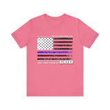 Blessed Are the Peacemakers — Thin Blue Line Christian Patriotic Jersey T-Shirt | Matthew 5:9